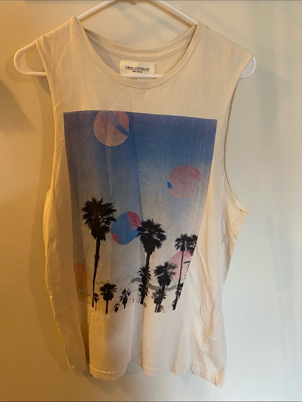 T-Bar x Cotton On Tropical  muscle tank